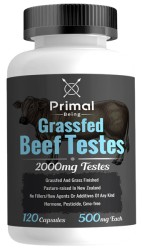 Grassfed Beef Testes, 500 mg, 120 caps by Primal Being