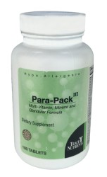 Trace Nutrients Para-Pack III 180 Tablets by TEI