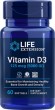 Vitamin D3 125 mcg, 5000 IU, 60 Softgels by LEF