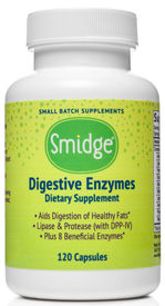 Digestive Enzymes, 120 Capsules, by Smidge